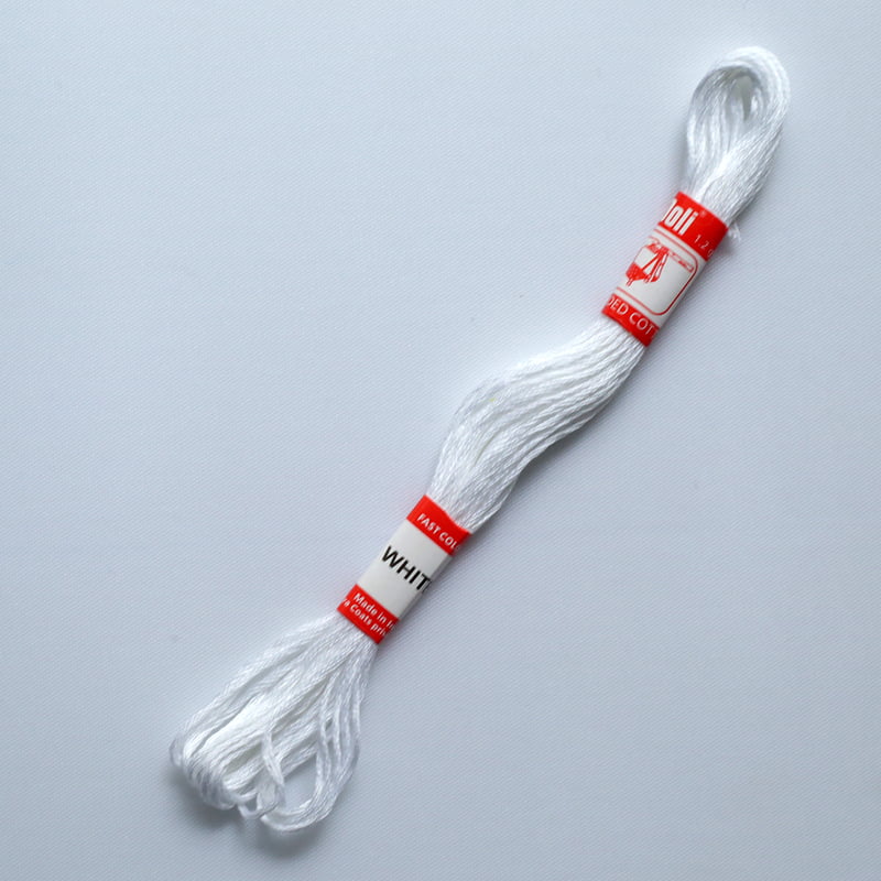 Doli Embroidery Thread White