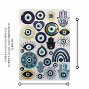 Evil Eye Color Peel & Stick UV DTF Sticker – A6 Size (UVS - 104)