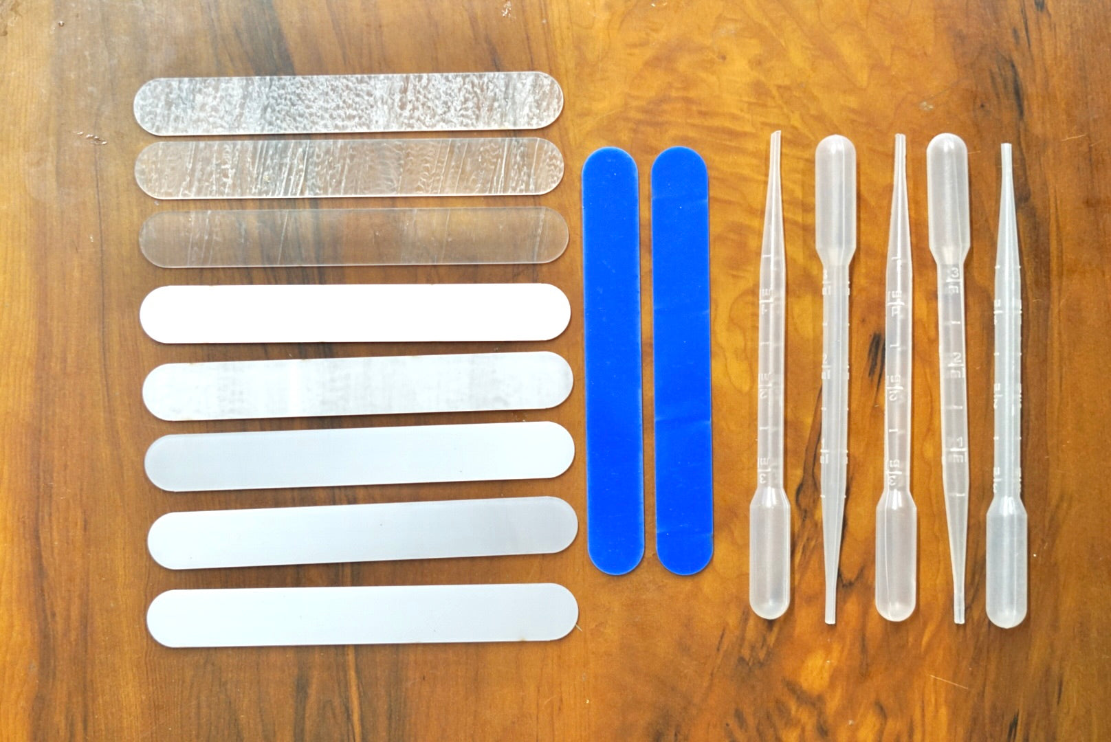 Resin Mixing Sticks With Droppers