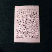 A5 Guru ji Embossed Sticker Sheet. Regular price