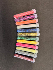 Small Bottle Glitters set of 12 pcs