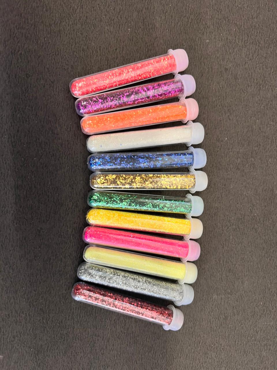 Small Bottle Glitters set of 12 pcs