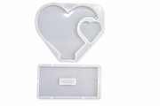 Twin Heart Mould Frame With Stand Mould Small