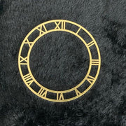 Gold roman clock number Ring