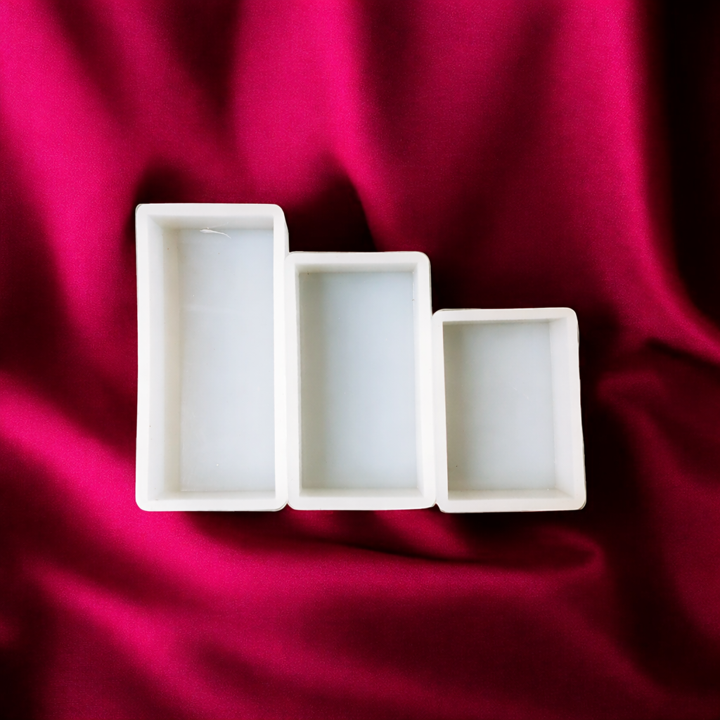 3 pc Rectangle Cube Mould