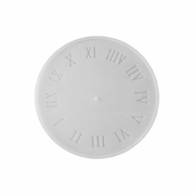 12" Clock Mould – Roman Numeral Silicone Mold
