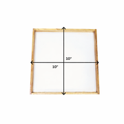 10×10 Floating Acrylic Frames In Teakwood
